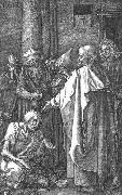 St Peter and St John Healing the Cripple, Albrecht Durer